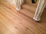 White wash oiled oak wood flooring installed in Trowbridge