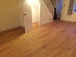 Rustic oak oiled wood flooring installed in Dorset