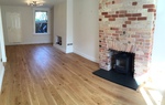 Brushed and oiled oak wood floring installed in Salisbury