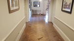Old oak herringbone sanded and refinished in southampton