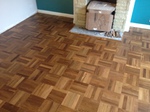 Parquet Floor restoration-sanding and refinishing Wimborne