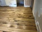 Cracked oak engineered aged flooring - bespoke hand finished perfection - Southampton