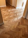 Classic Oak Engineered parquet block, with a bevelled edge 