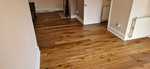 Smoked oak distressed engineered wood installed in Southampton