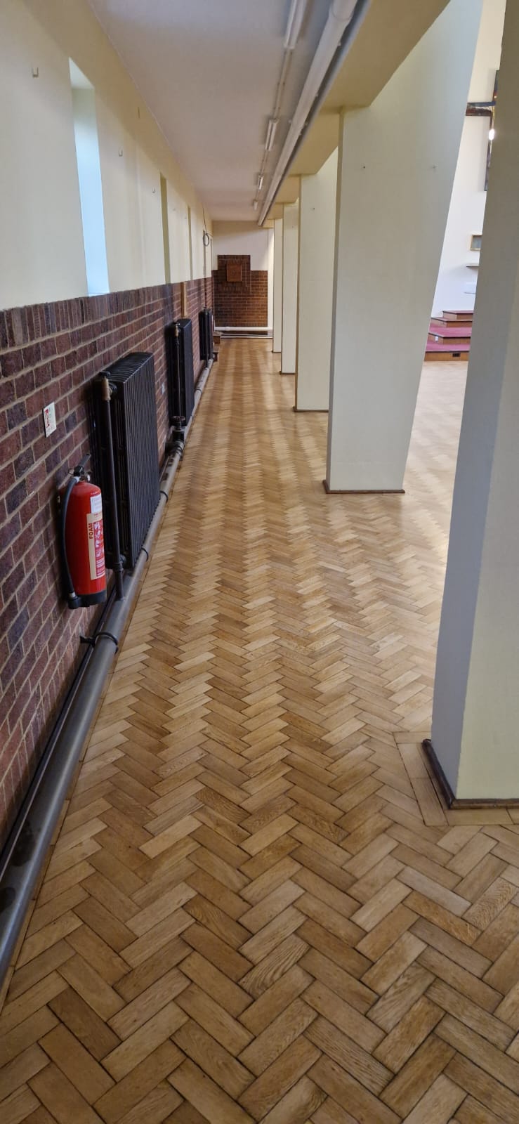 Parquet Floor Sanded & Restored at St George’s Church, Salisbury