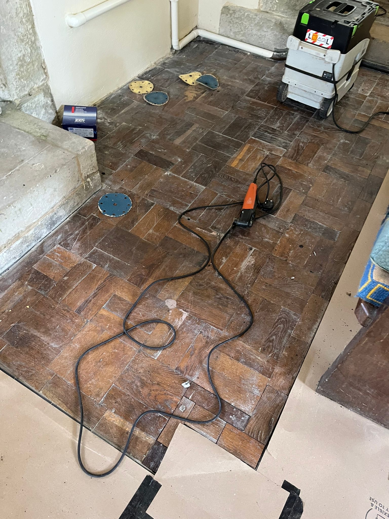 Church Wood Floor Sanded & Restored, St James’ Church, Ansty, Salisbury