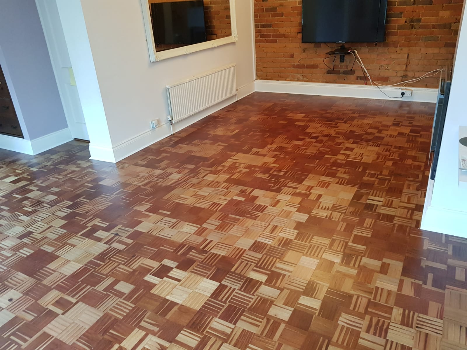 Unique Mosaic Parquet Floor Repaired & Restored, Christchurch