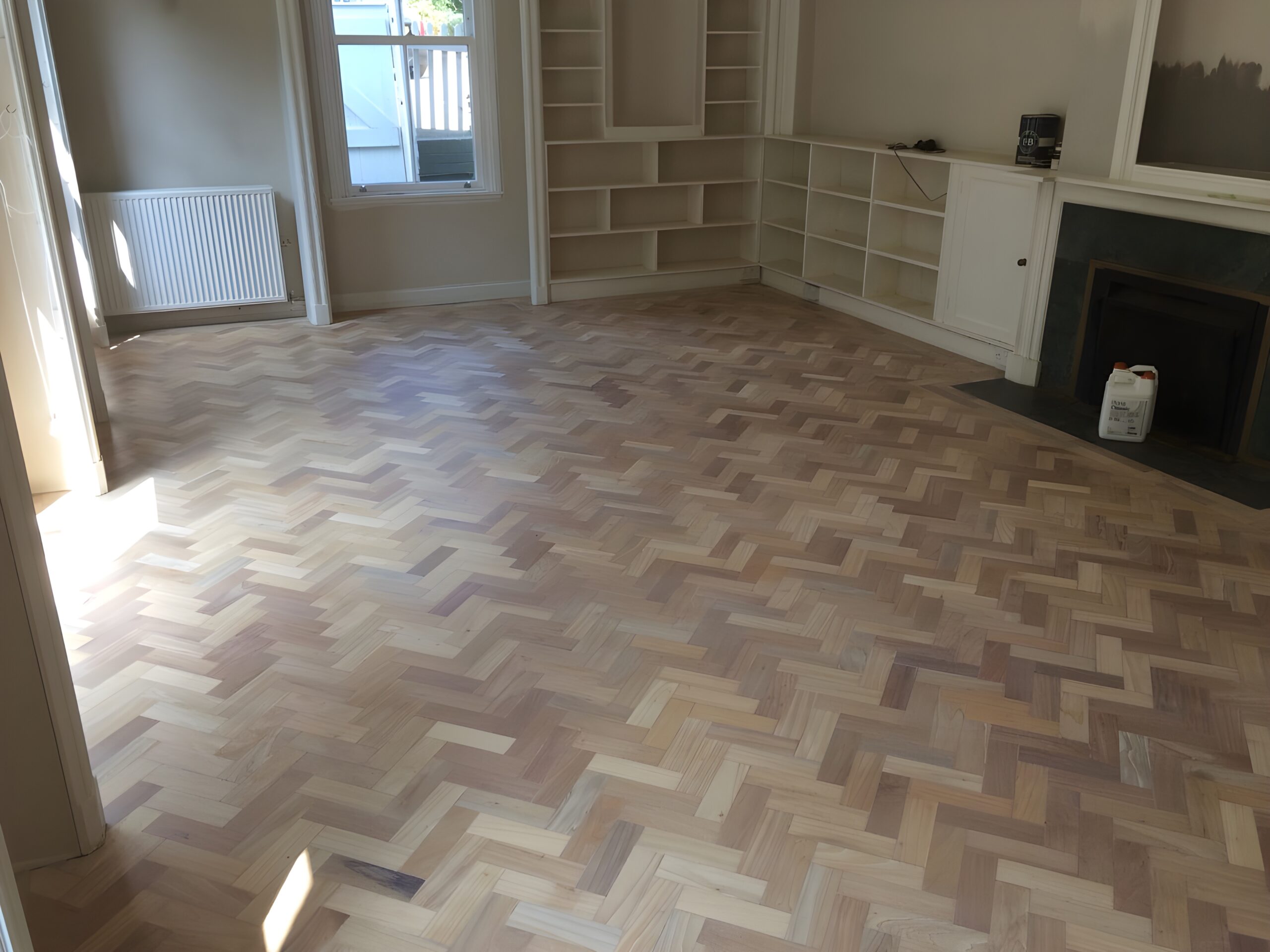 Herringbone Parquet Floor Restoration, Ringwood
