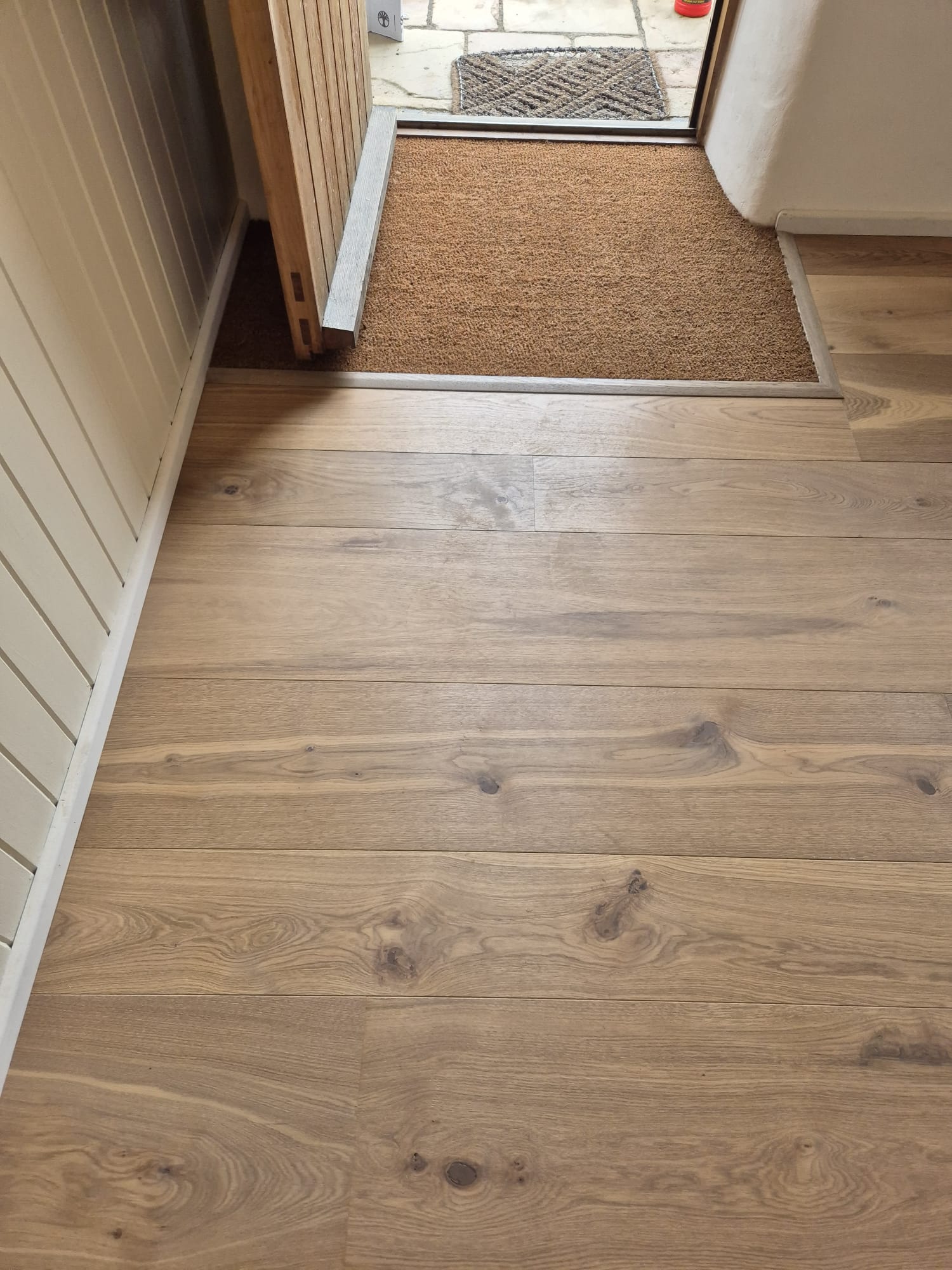 Supplied & Fitted Rustic Oak Plank Wood Flooring, Fordingbridge