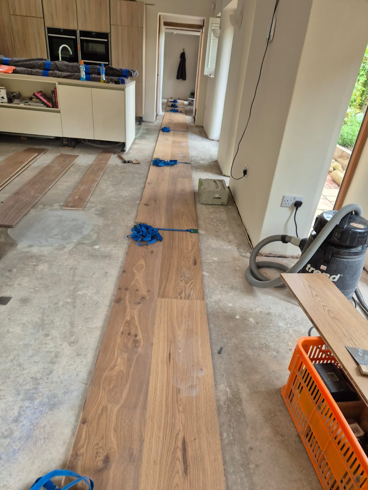 Supplied & Fitted Rustic Oak Plank Wood Flooring, Fordingbridge