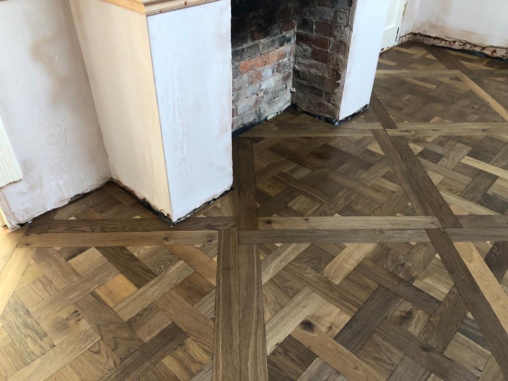 Versailles & Herringbone Parquet Wood Flooring Installed, Southampton