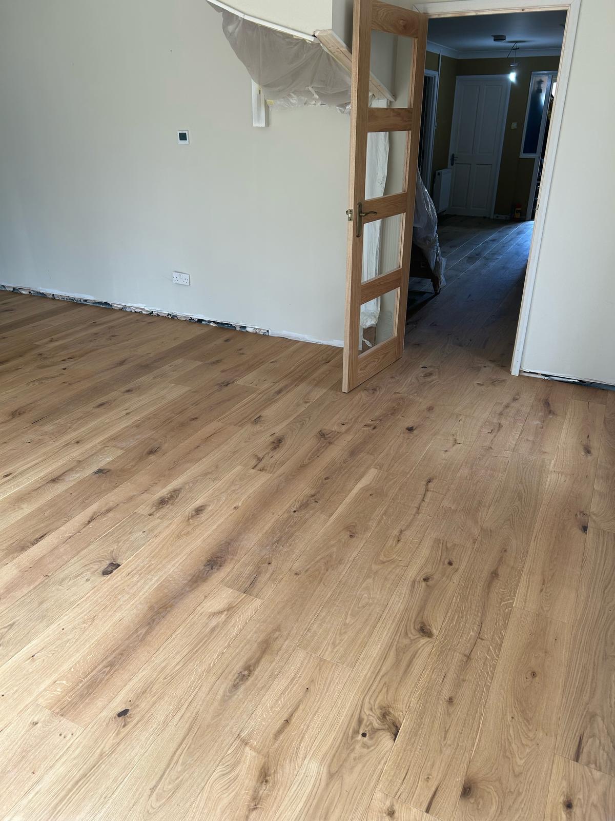 Rustic French Oak Plank Wood Flooring Supplied & Fitted, Salisbury