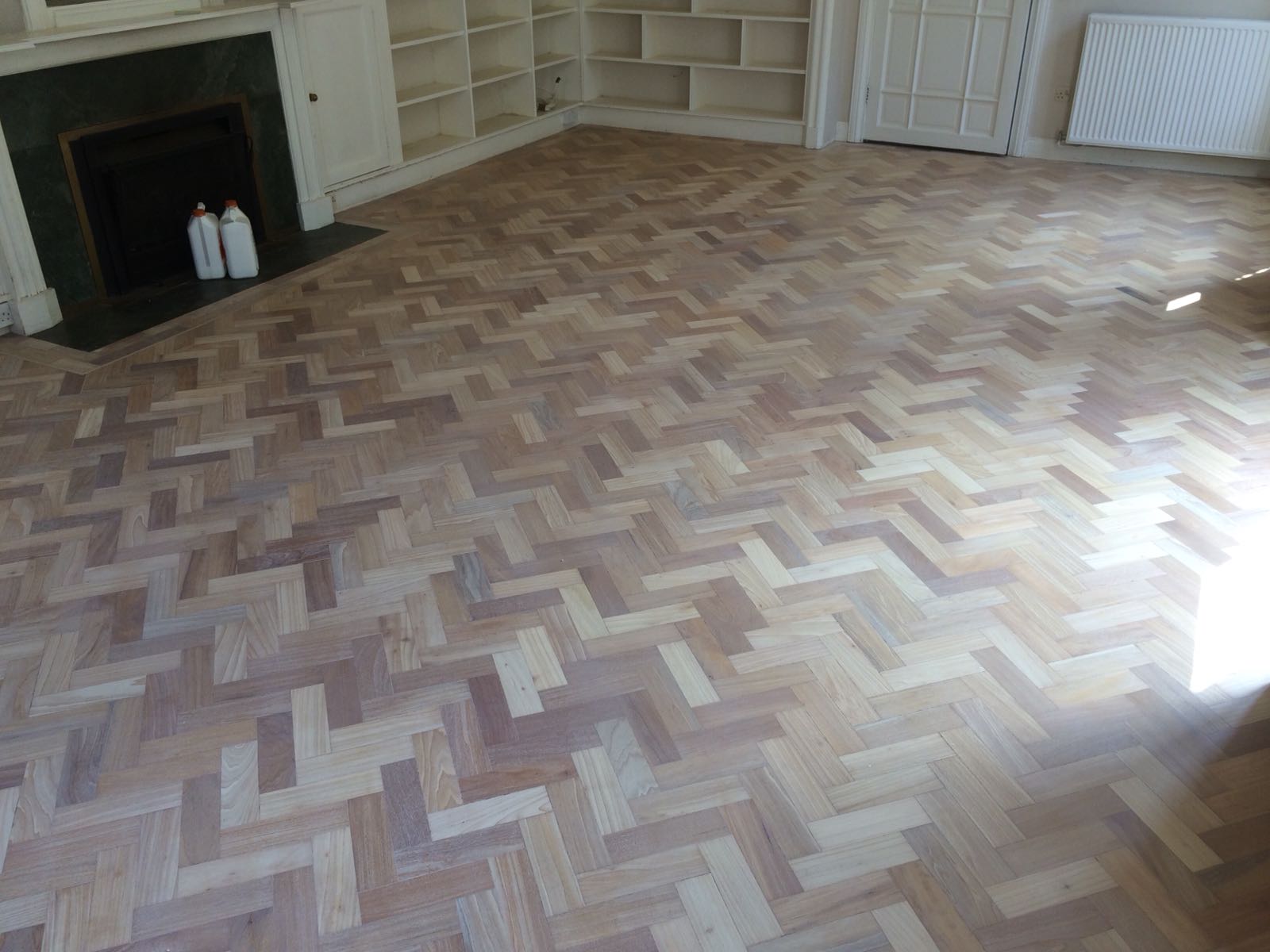 Herringbone Parquet Floor Restoration, Ringwood