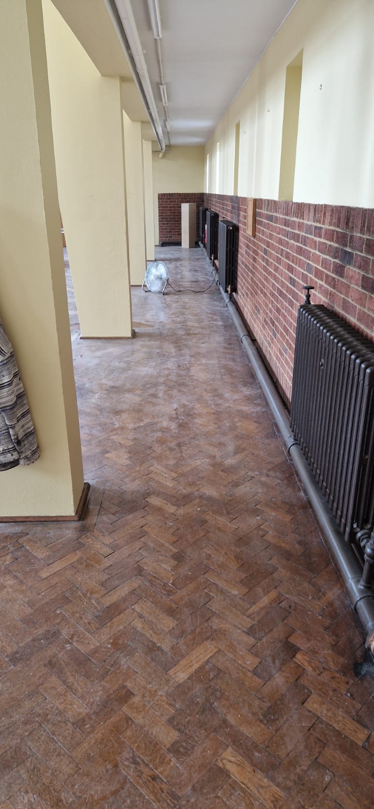 Parquet Floor Sanded & Restored at St George’s Church, Salisbury