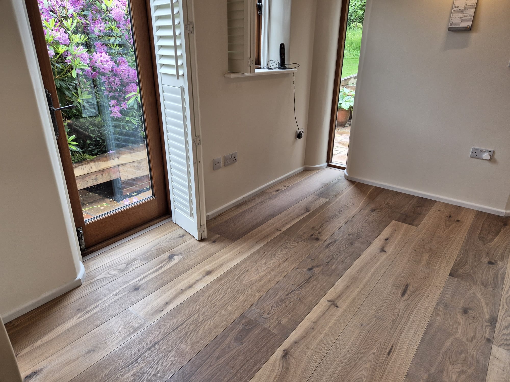 Supplied & Fitted Rustic Oak Plank Wood Flooring, Fordingbridge