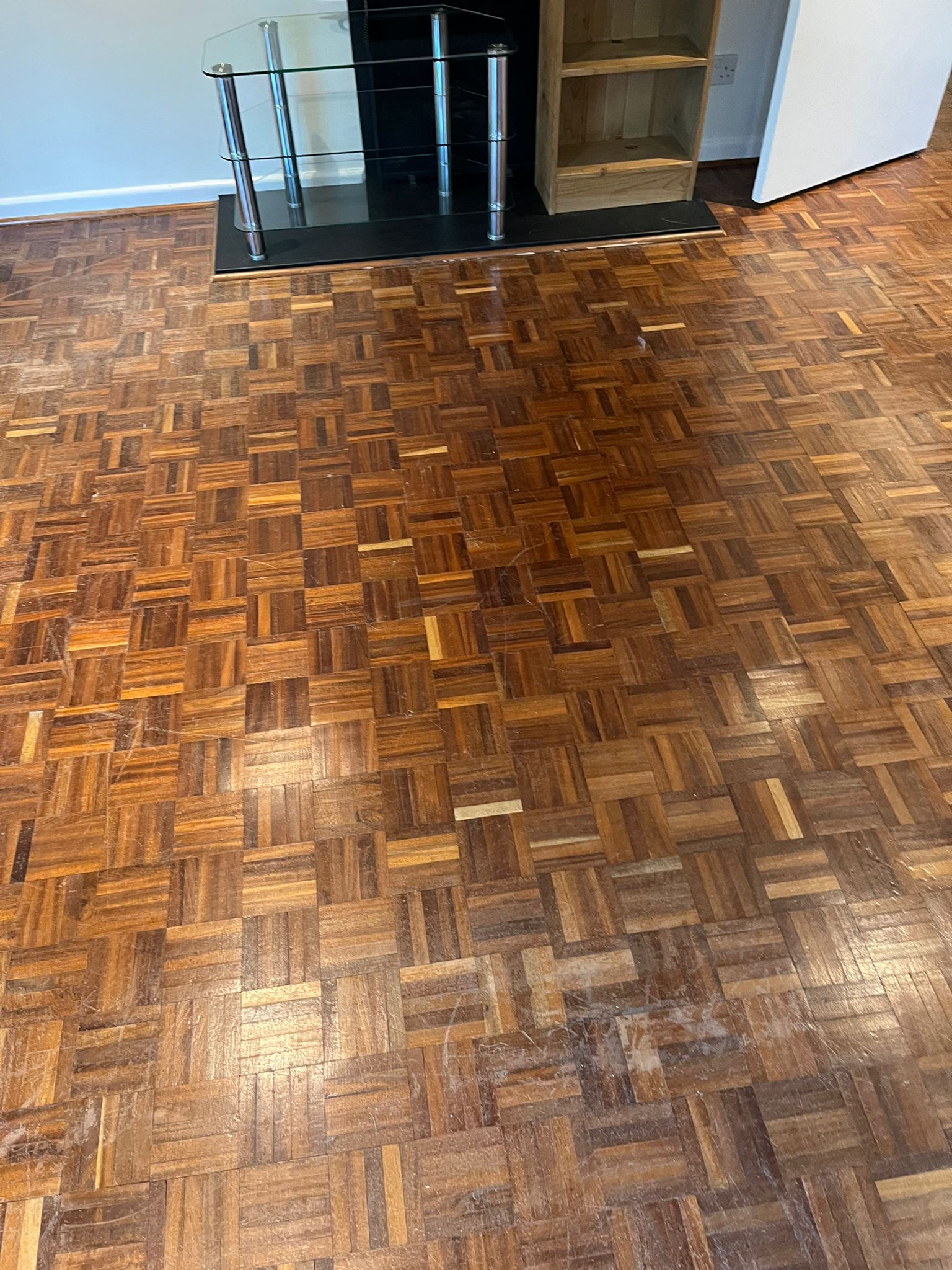 Merbau Mosaic Parquet Restoration, Tisbury