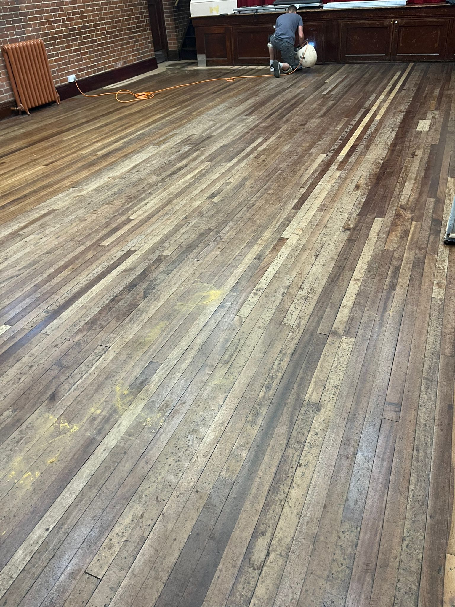 Wood Floor Sanding & Restoration at Hulse Hall, Breamore