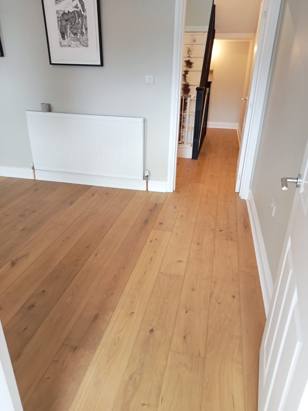 Supplied & Fitted Hunton Rustic Oak Plank Wood Flooring, Salisbury