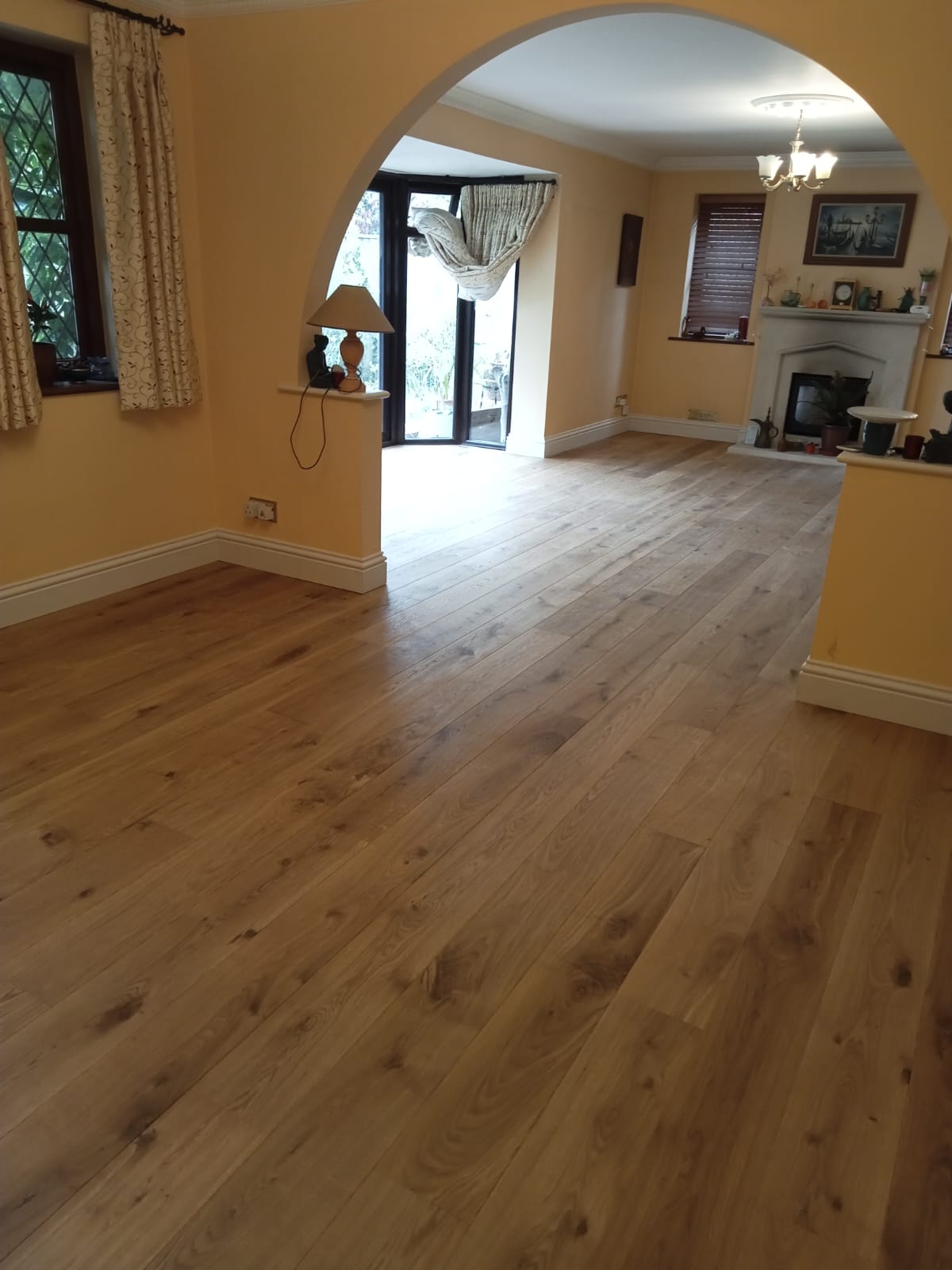 Staki Natural Rustic Oak Plank Wood Flooring, Romsey