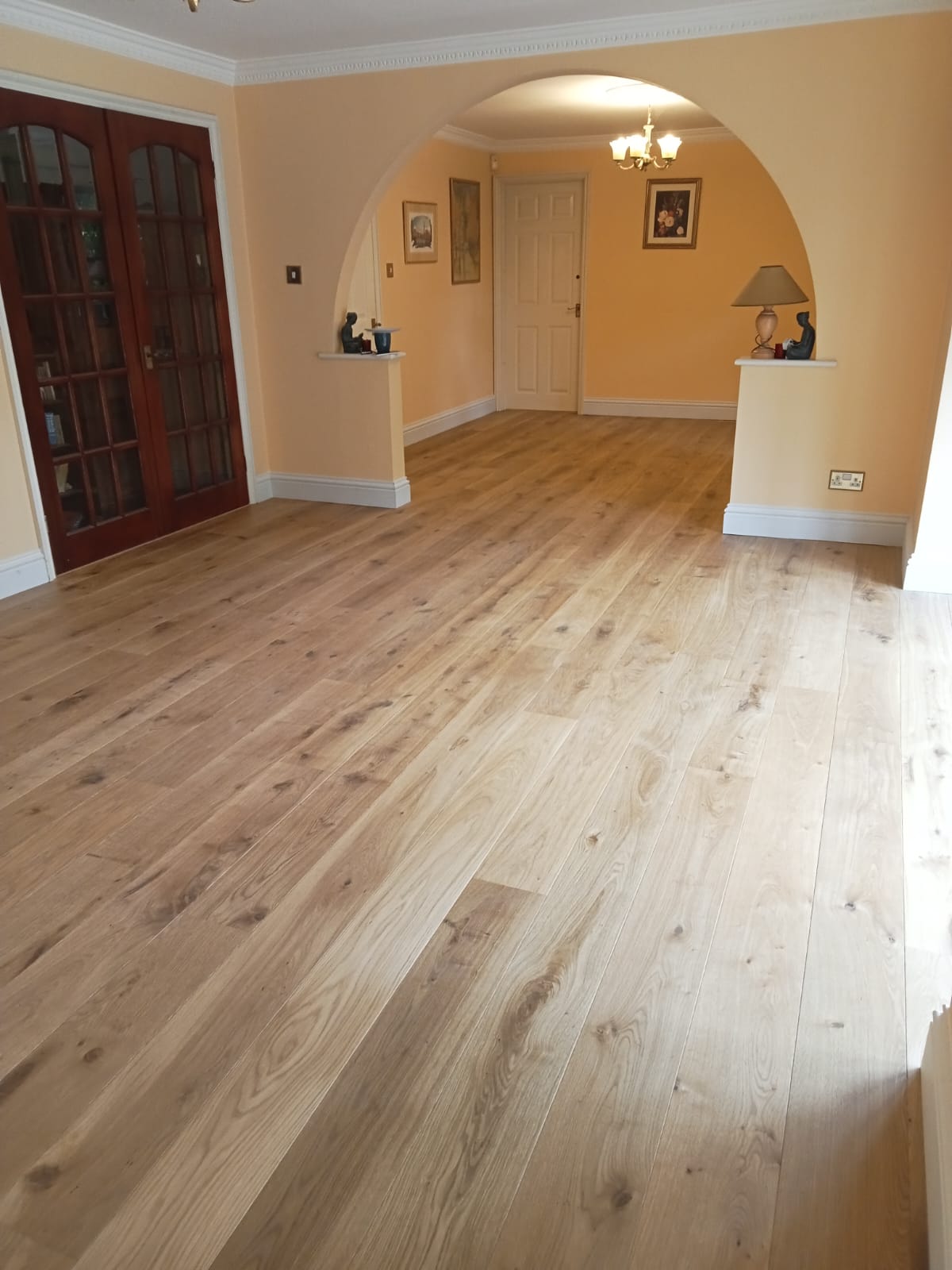 Staki Natural Rustic Oak Plank Wood Flooring, Romsey