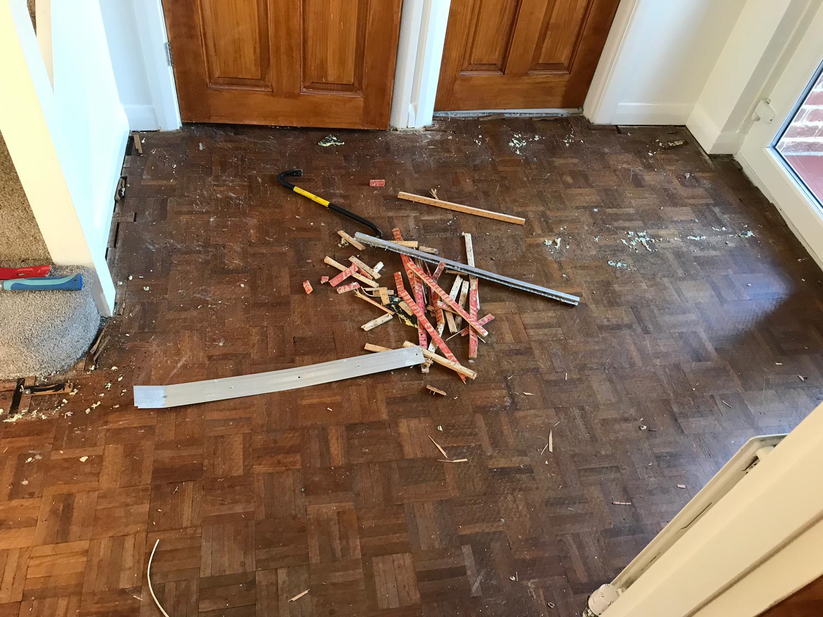 Mosaic Parquet Floor Restoration, Pewsey