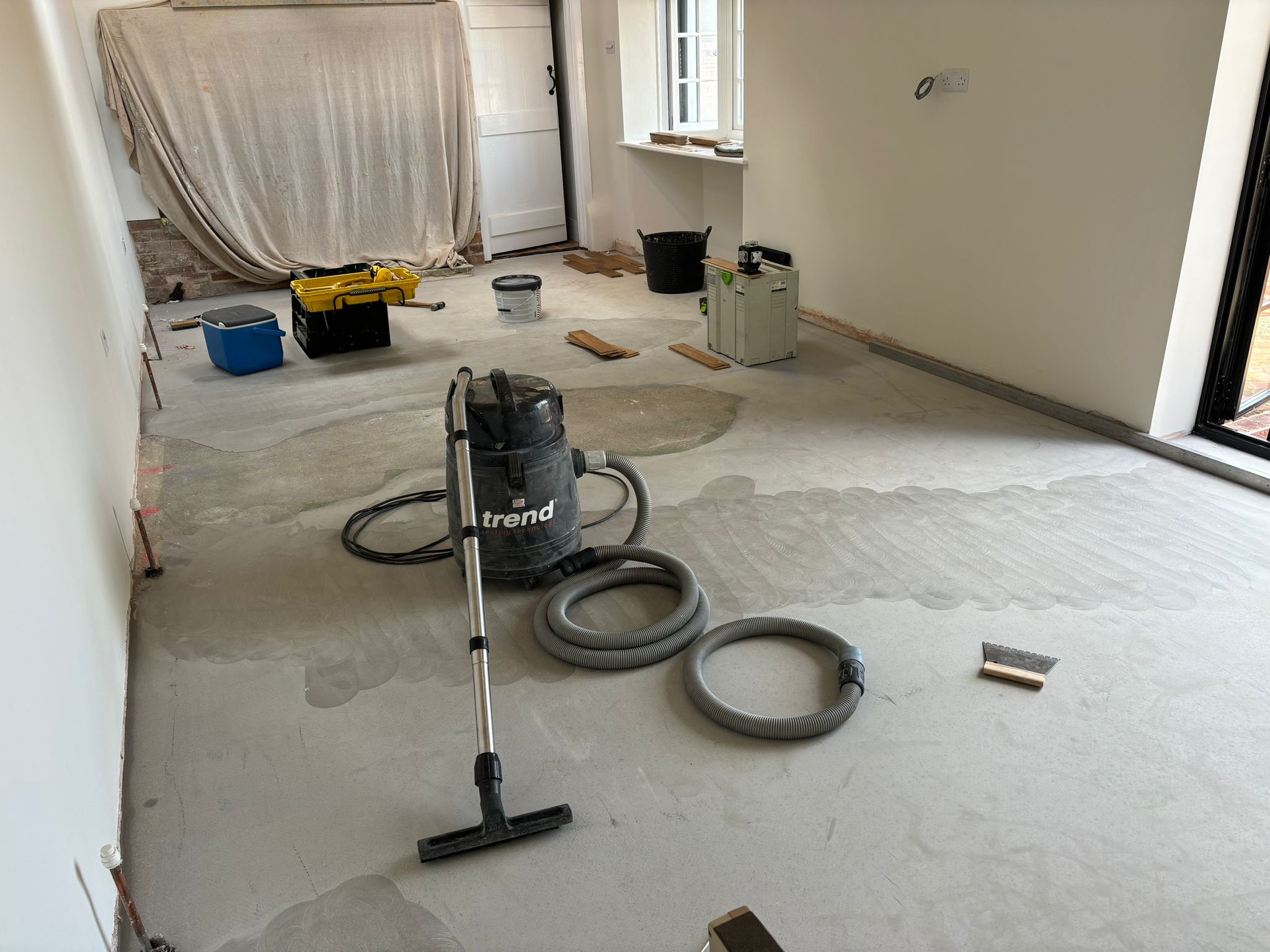 Supplied & Fitted Brick-Effect Parquet Flooring, Brockenhurst