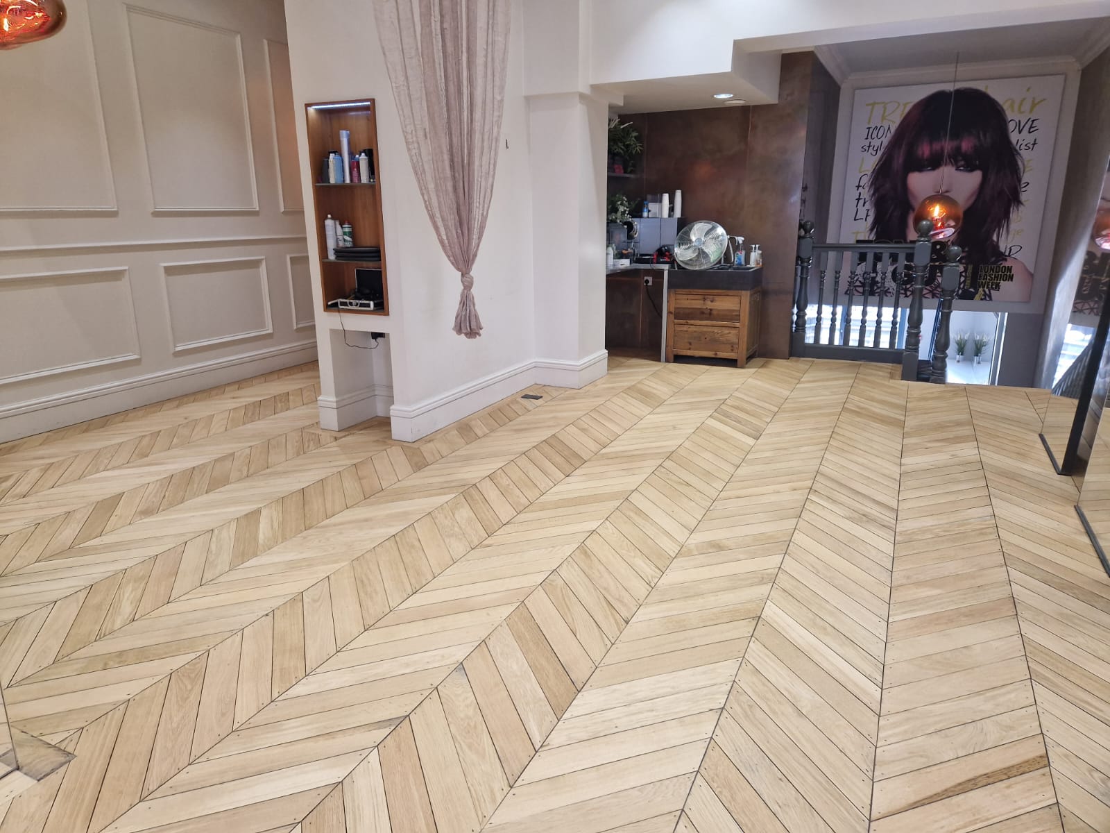 Wood Floor Sanding & Restoration at Toni & Guy, Winchester