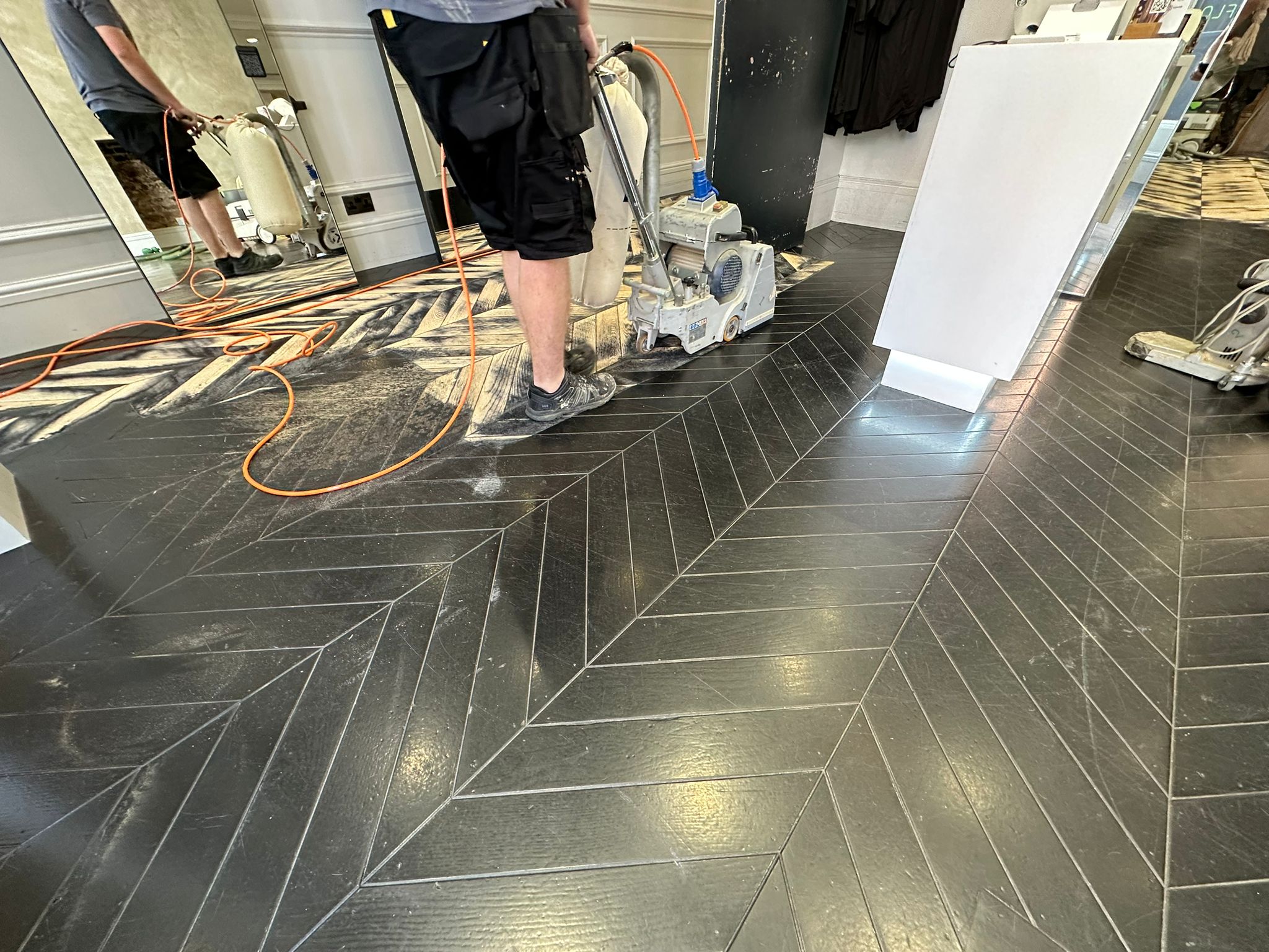 Wood Floor Sanding & Restoration at Toni & Guy, Winchester