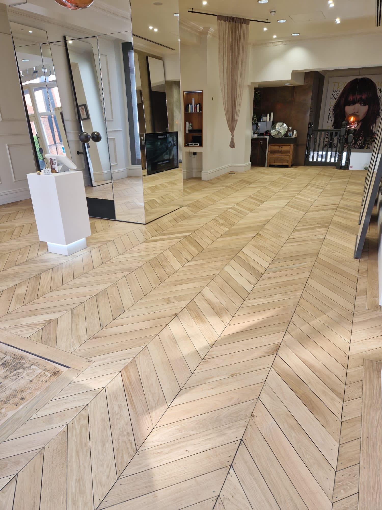 Wood Floor Sanding & Restoration at Toni & Guy, Winchester