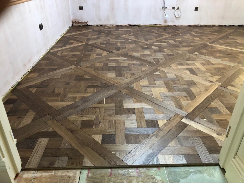 Versailles & Herringbone Parquet Wood Flooring Installed, Southampton