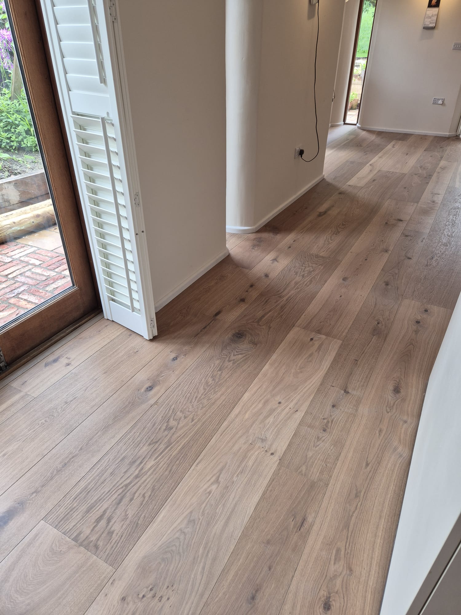 Supplied & Fitted Rustic Oak Plank Wood Flooring, Fordingbridge