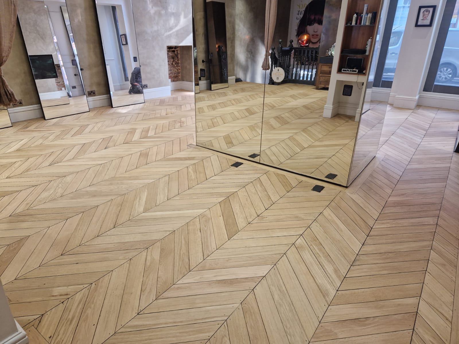 Wood Floor Sanding & Restoration at Toni & Guy, Winchester