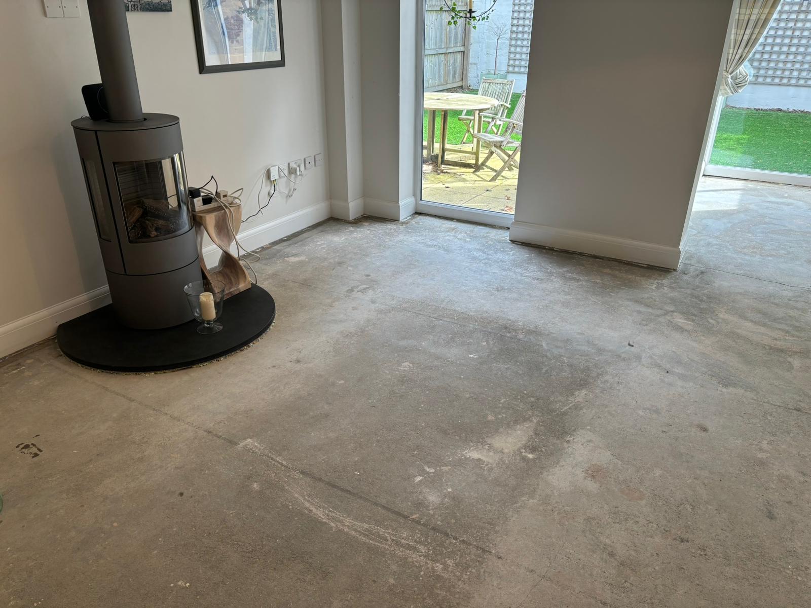 Brushed Herringbone Parquet Wood Floor Installed, Salisbury