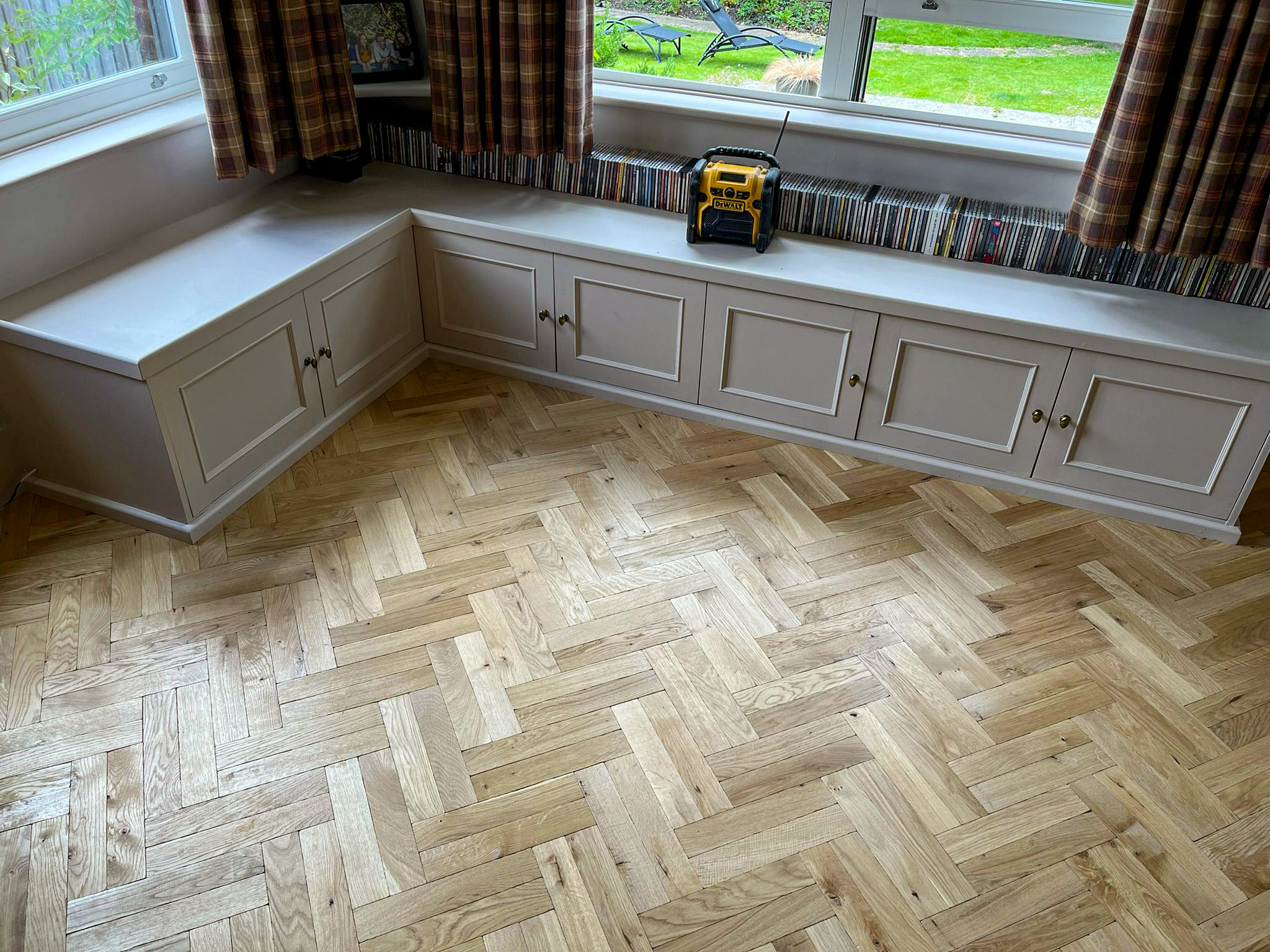 Supplied & Fitted Rustic Double Herringbone Parquet Flooring, Salisbury
