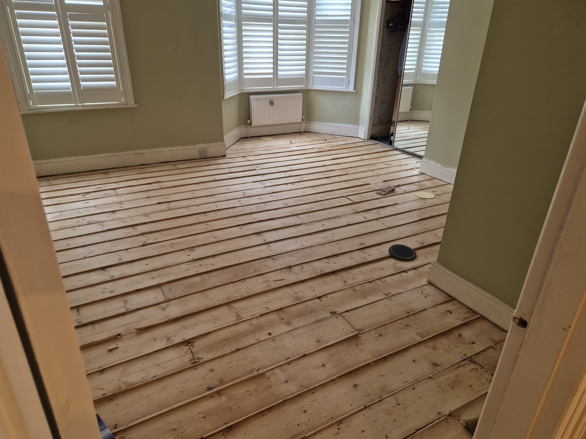 Original Pine Plank Wood Floor Sanding & Repairs, Salisbury