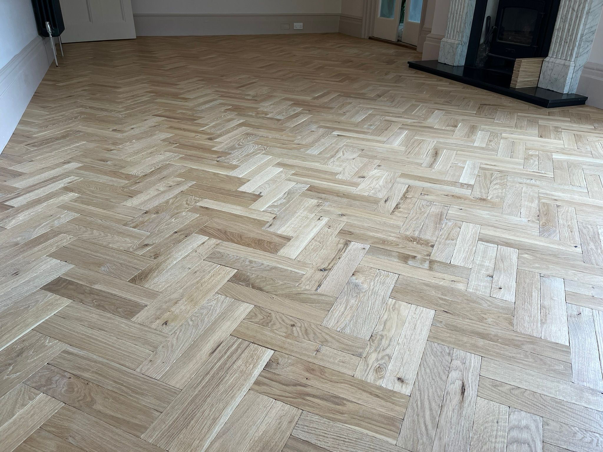 Supplied & Fitted Rustic Double Herringbone Parquet Flooring, Salisbury