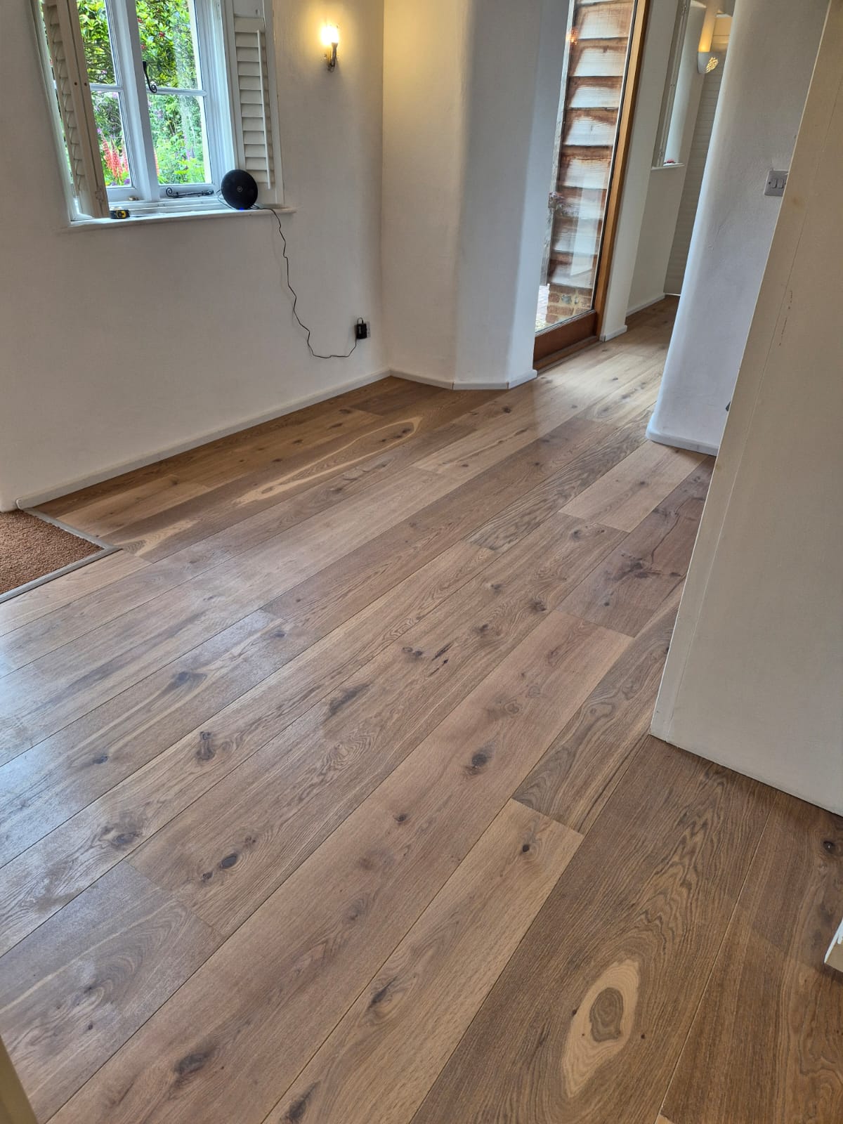 Supplied & Fitted Rustic Oak Plank Wood Flooring, Fordingbridge