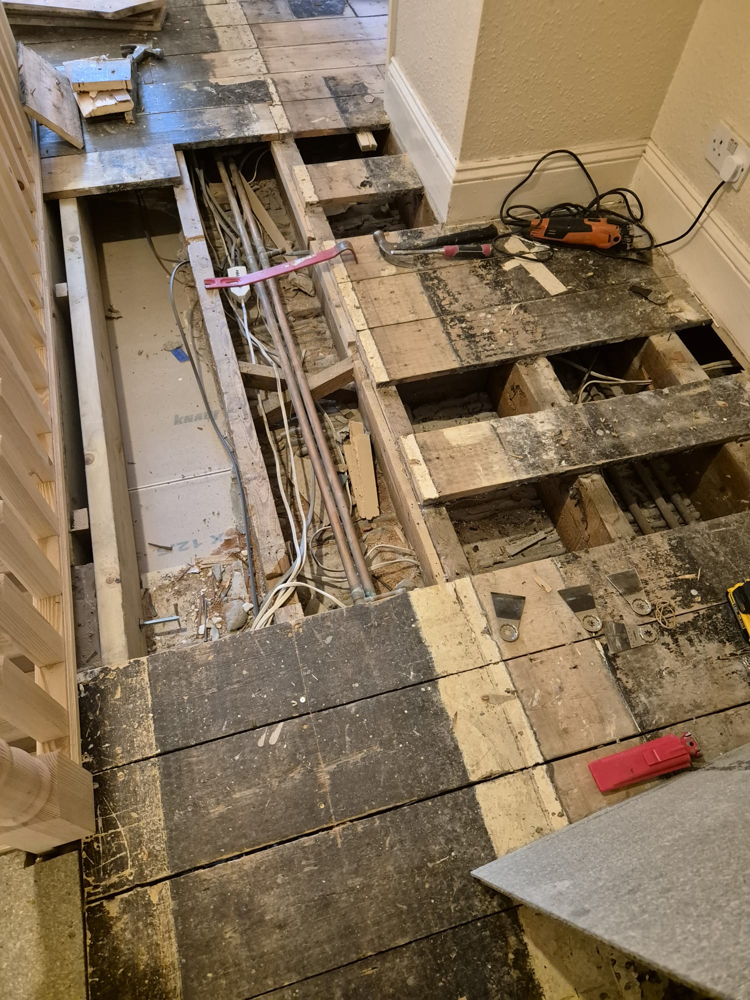 Original Pine Plank Wood Floor Sanding & Repairs, Salisbury