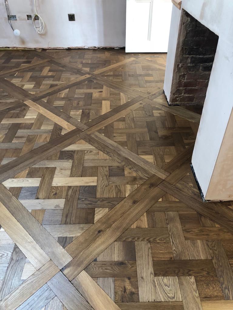 Versailles & Herringbone Parquet Wood Flooring Installed, Southampton