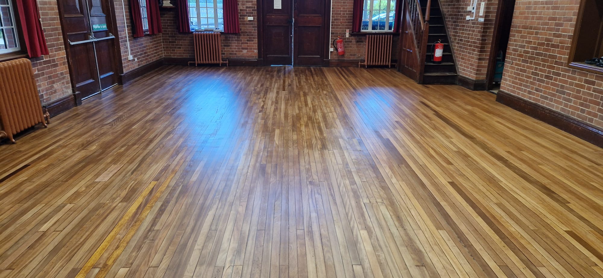 Wood Floor Sanding & Restoration at Hulse Hall, Breamore