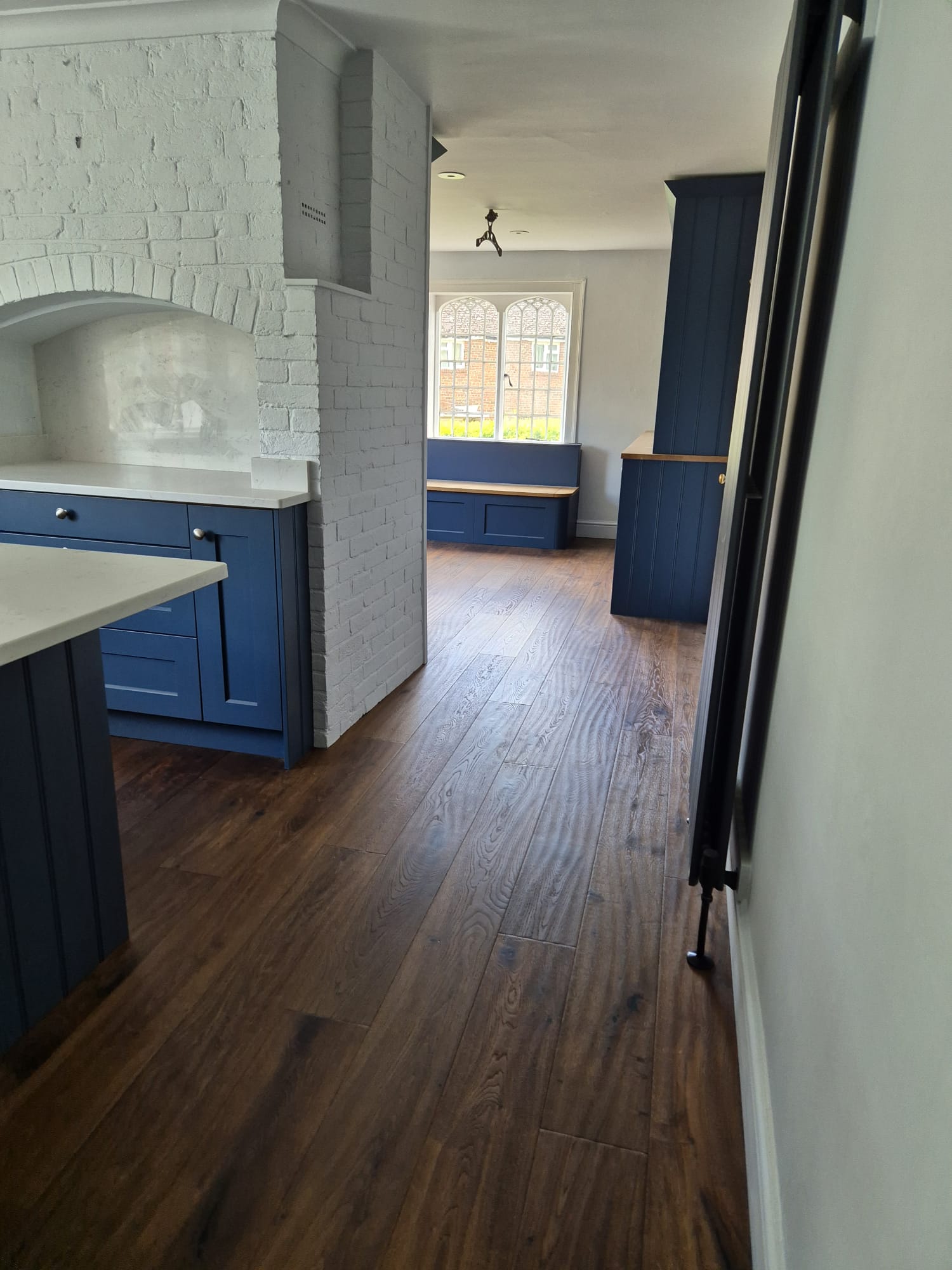 Gevrey Rustic European Oak Wood Flooring Installation, Salisbury