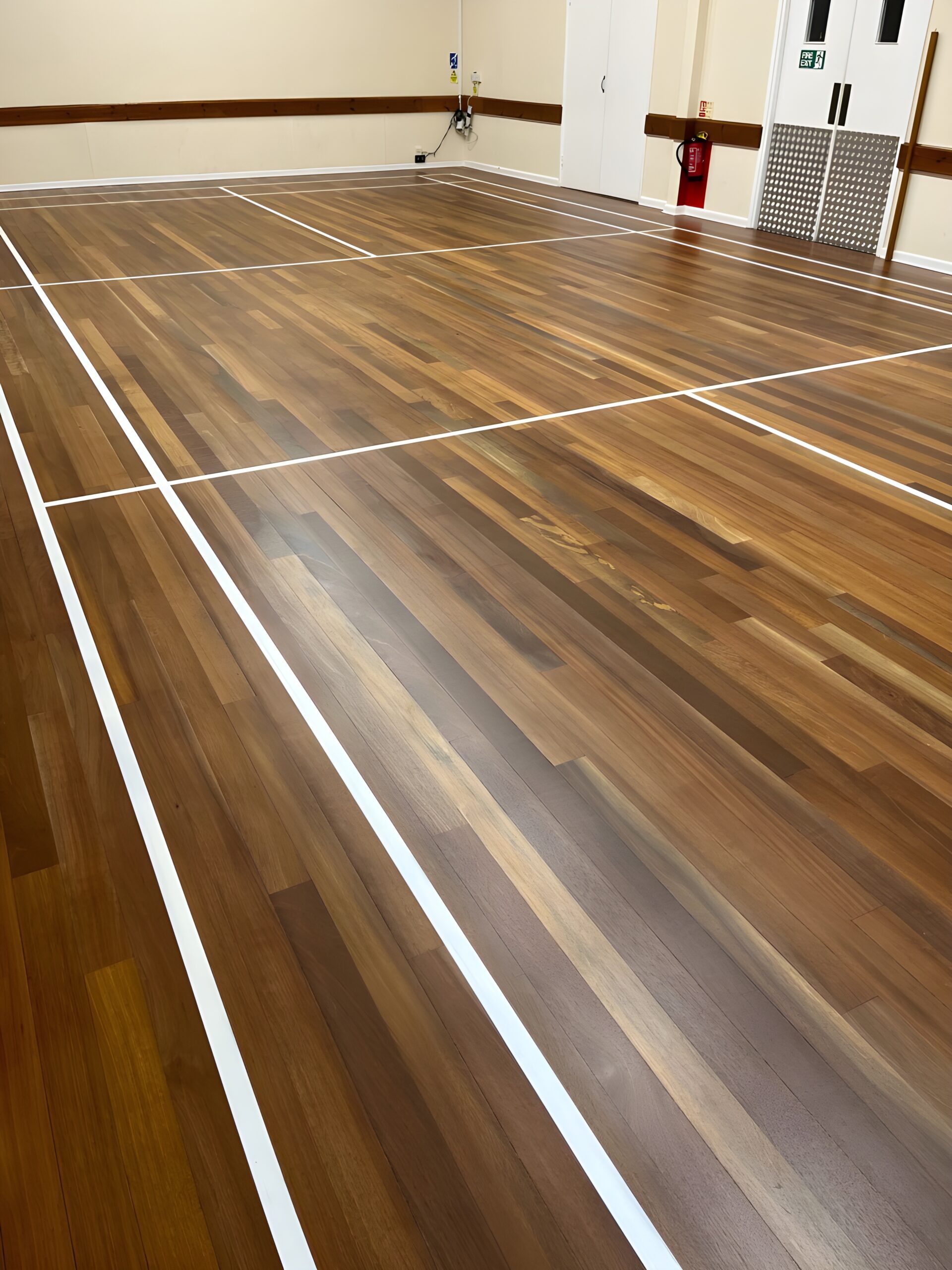 Idmiston Parish Memorial Hall Wood Floor Sanded & Restored, Salisbury