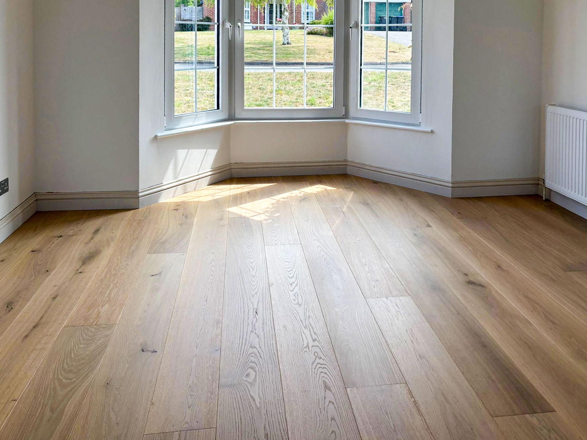 Whitsun Select Oak Plank Wood Floor Installation, Salisbury