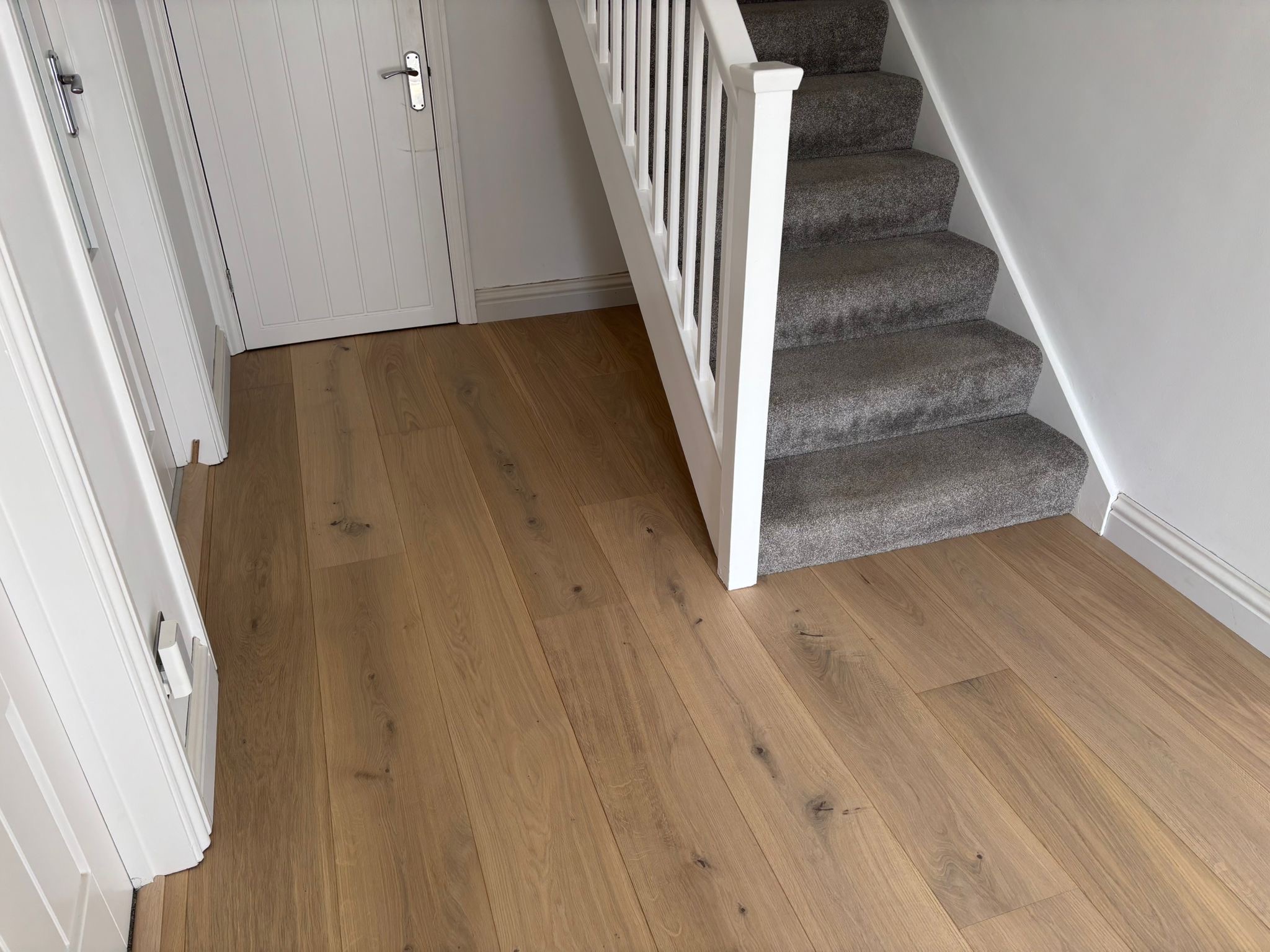 Whitsun Select Oak Plank Wood Floor Installation, Salisbury