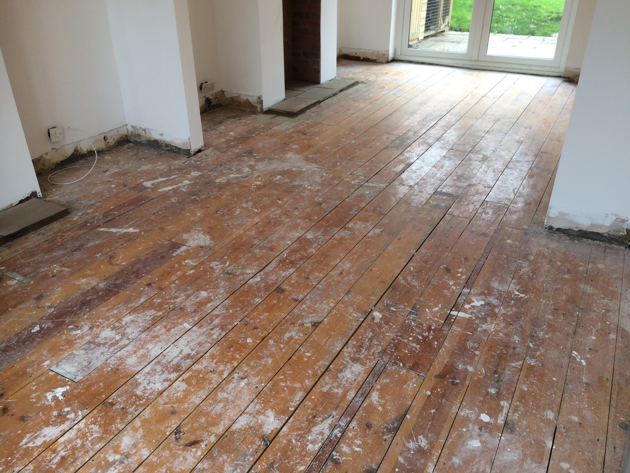 Rustic Cracked Oak Plank Flooring Supplied & Fitted, Amesbury