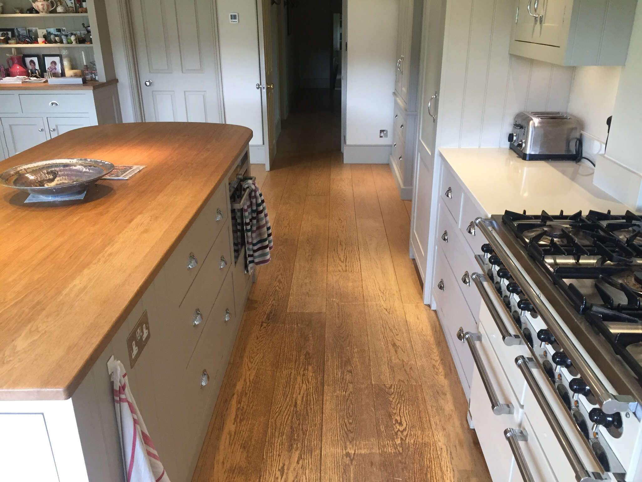 Solid Oak Plank Wood Floor Sanded & Finished, Southampton