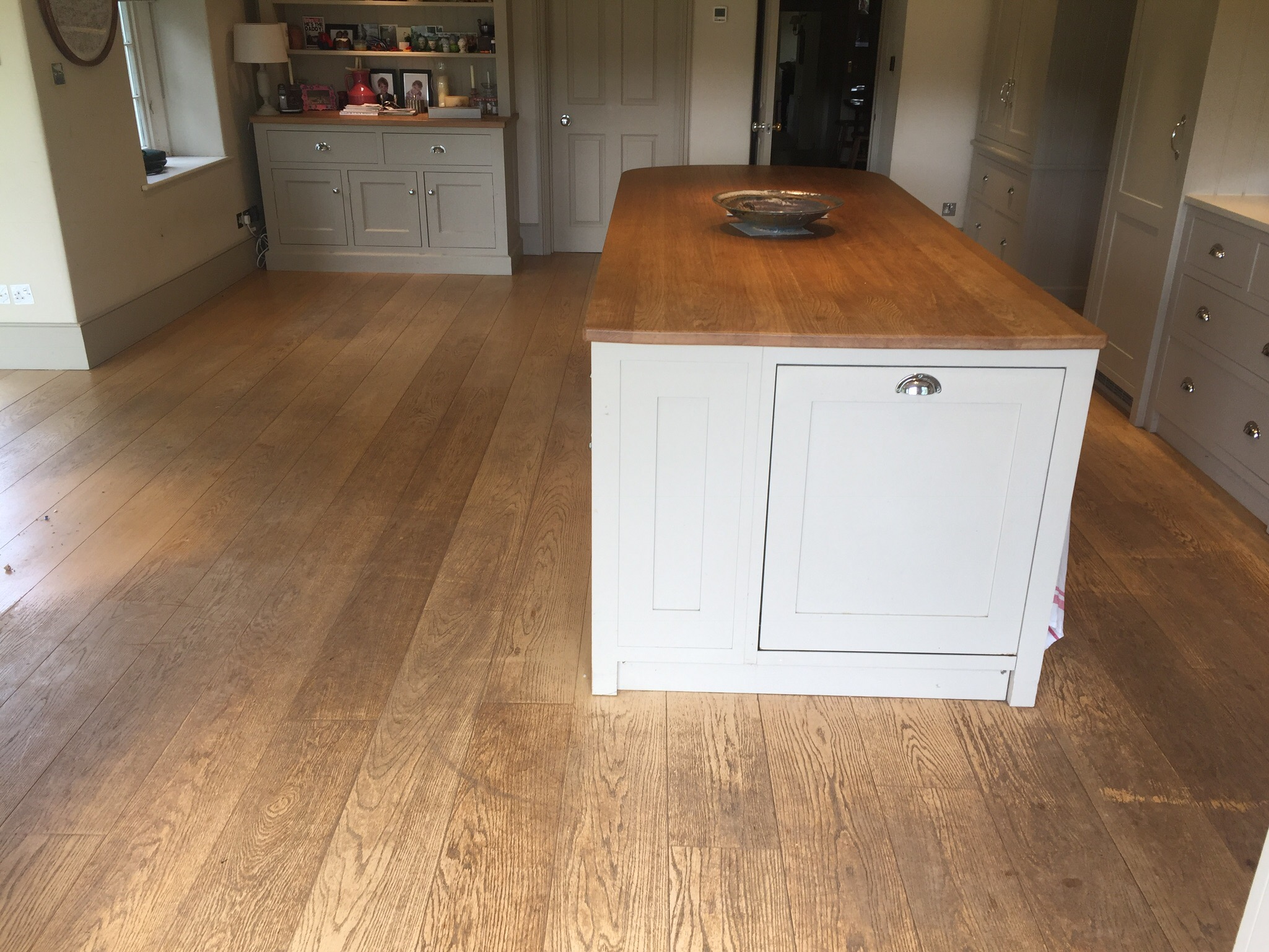 Solid Oak Plank Wood Floor Sanded & Finished, Southampton