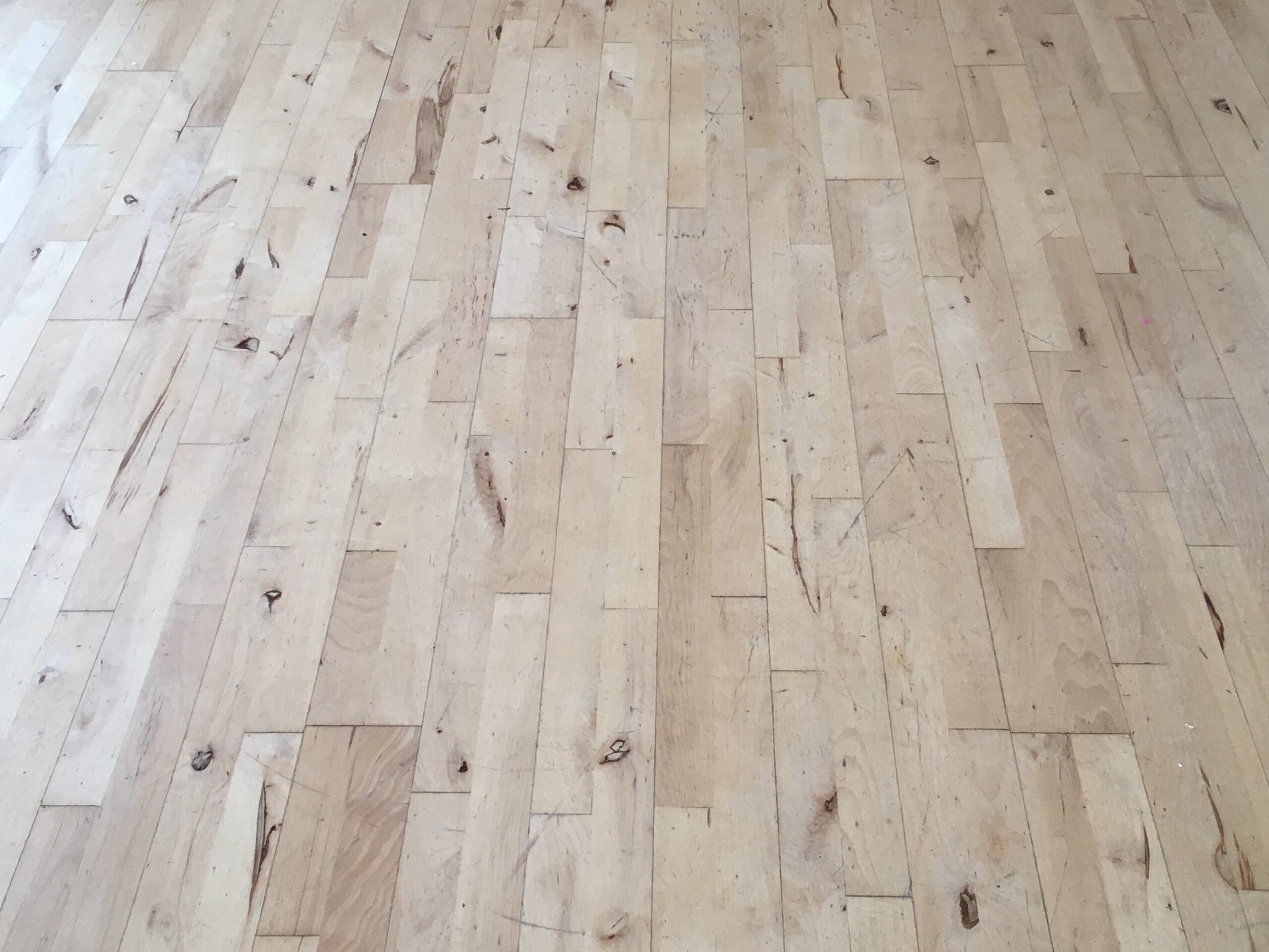 Sports Floor Sanded & Restored, Damerham Village Hall, Fordingbridge