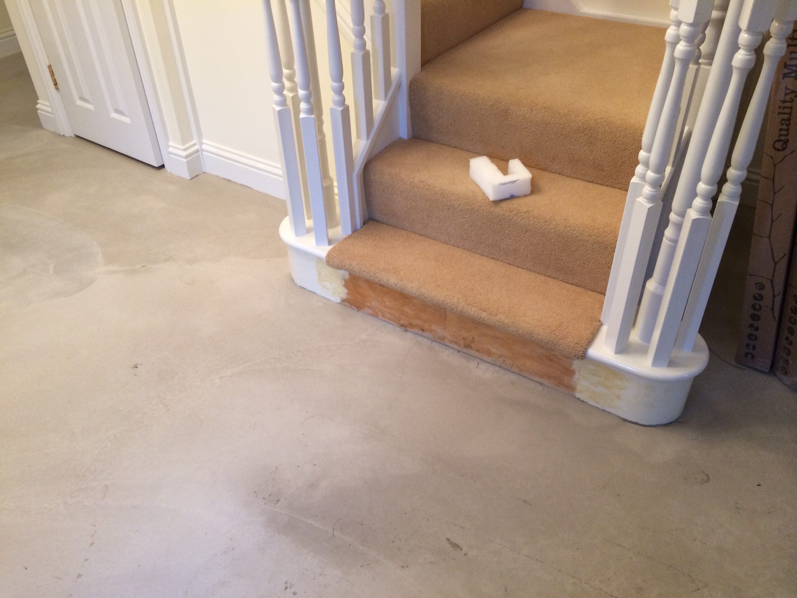 Brushed & White Oiled Plank Wood Flooring Installation, Winchester