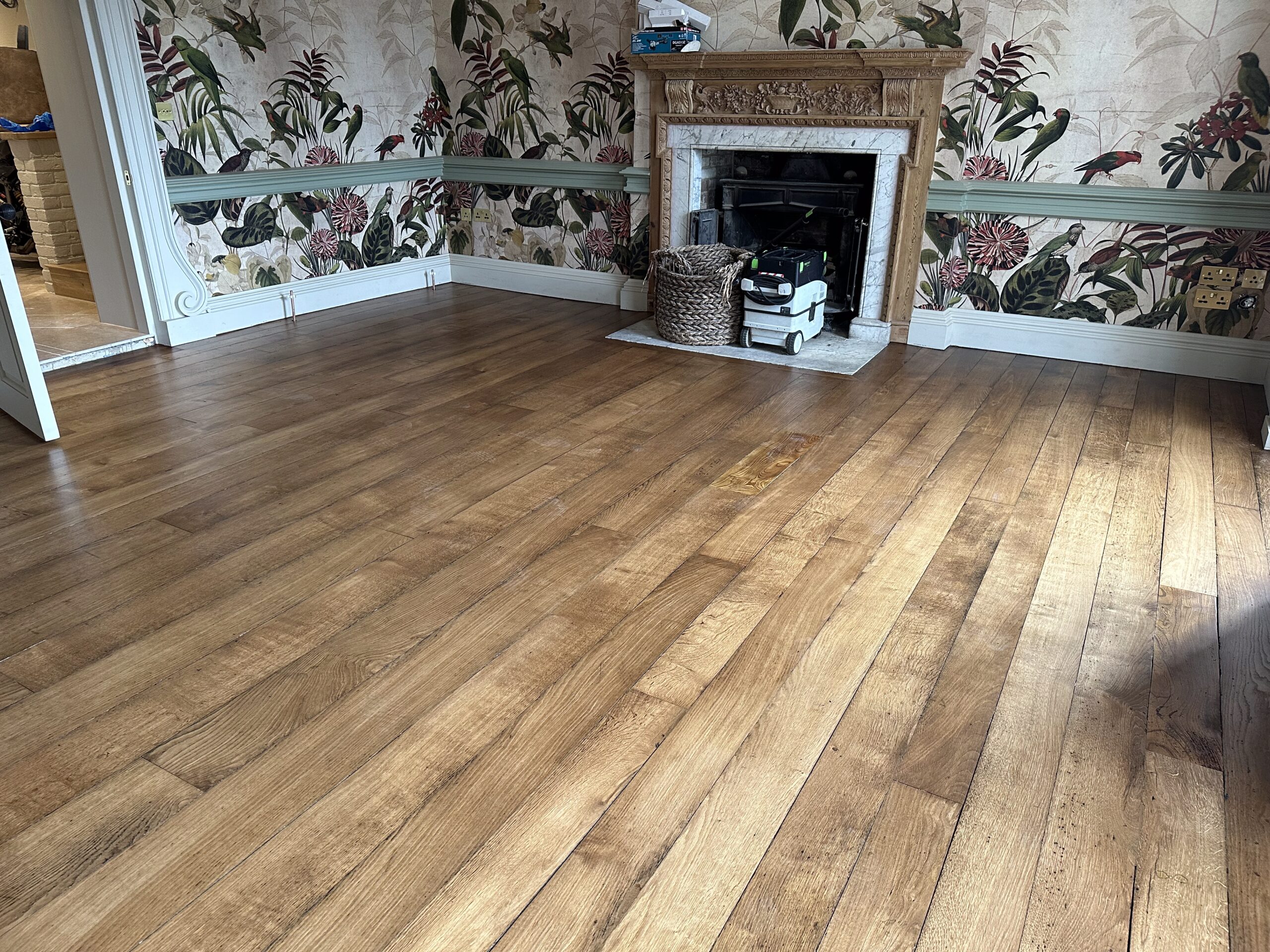 Original Oak Plank Wood Floorboard Sanding, Salisbury